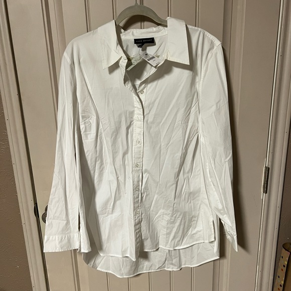 Lane Bryant Tops Lane Bryant White Button Down Shirt Poshmark